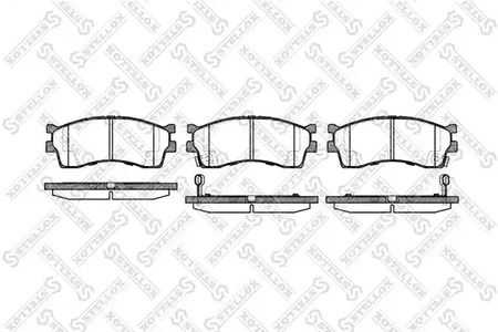 426 032-SX STELLOX Колодки тормозные